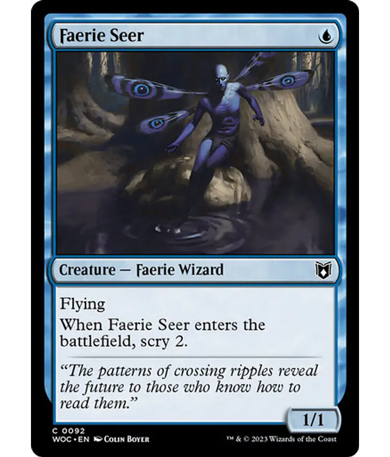Faerie Seer - Wilds of Eldraine Commander Decks (inglés)