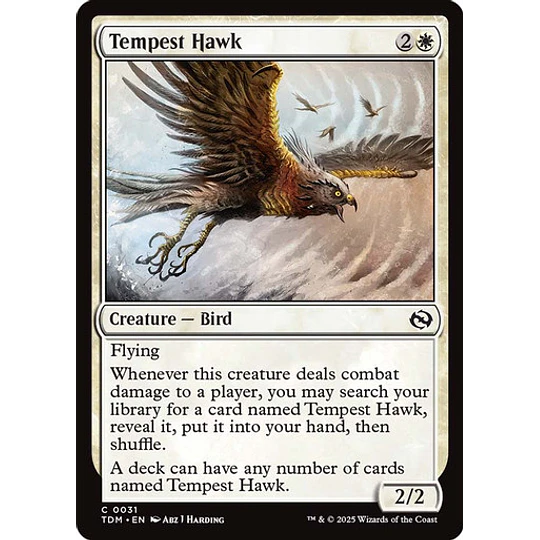 Tempest Hawk - Tarkir: Dragonstorm (inglés)