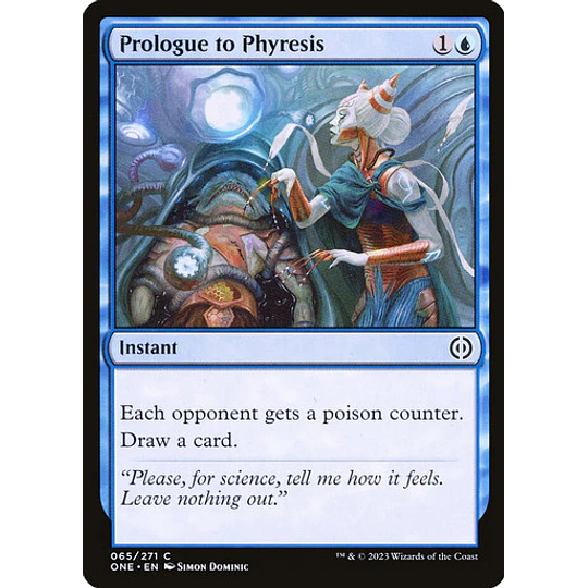 Prologue to Phyresis - Phyrexia: All Will Be One (inglés)
