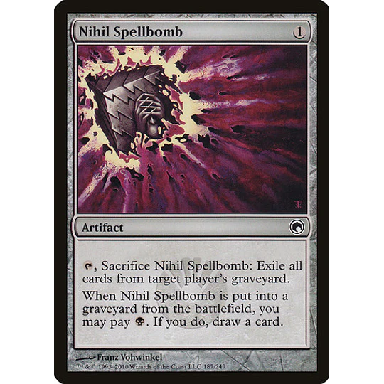 Nihil Spellbomb - Scars of Mirrodin (español)
