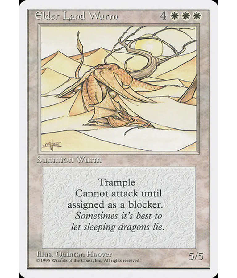 Elder Land Wurm - 4th Edition (español)