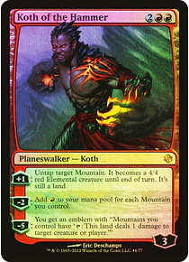 Koth of the Hammer (Foil) - Duel Decks: Venser Vs. Koth (ingles)