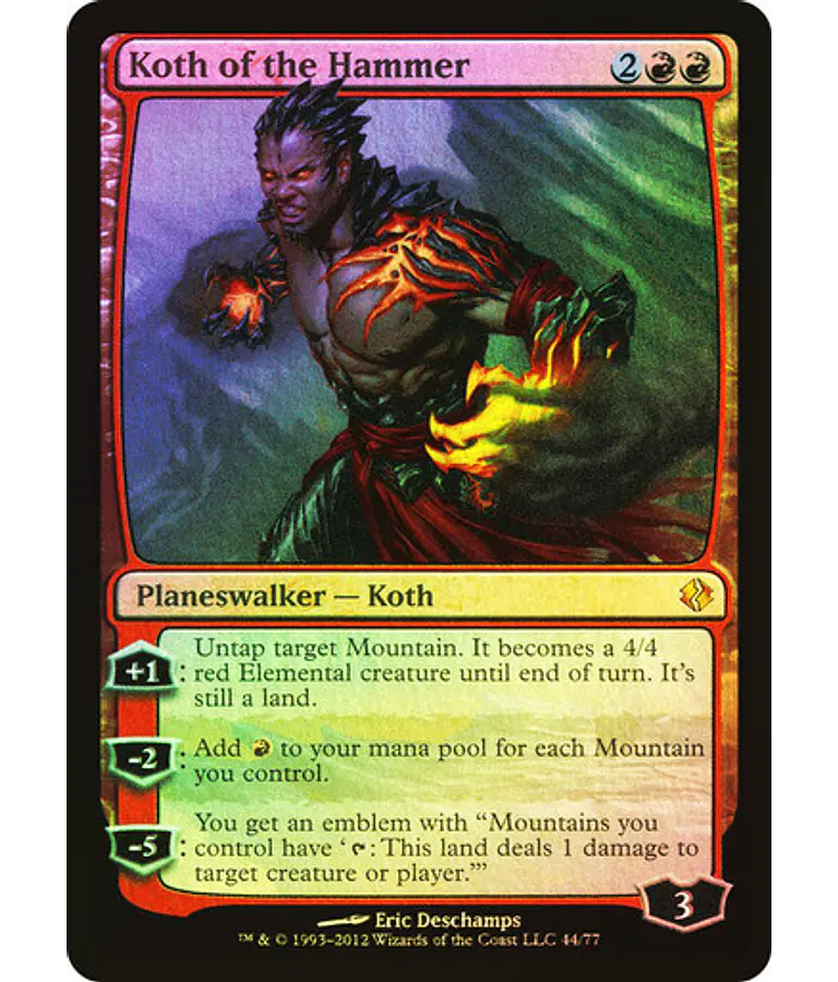 Koth of the Hammer (Foil) - Duel Decks: Venser Vs. Koth (ingles)