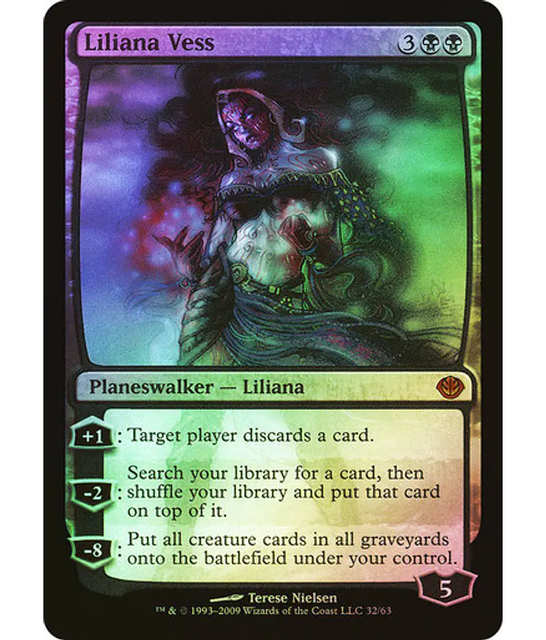 Liliana Vess (Foil) - Duel Decks: Garruk Vs. Liliana (ingles)