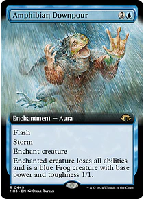 Amphibian Downpour (0449 - Extended Art) - Modern Horizons 3 Variants (inglés)
