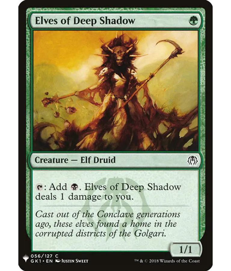 Elves of Deep Shadow - Mystery Booster/The List (inglés)