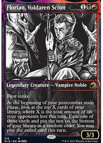 Florian, Voldaren Scion (Eternal Night) - Innistrad: Midnight Hunt Variants (inglés)