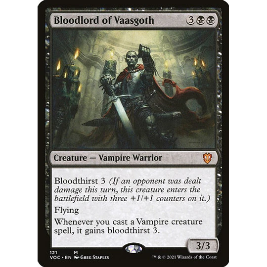 Bloodlord of Vaasgoth - Innistrad: Crimson Vow Commander Decks (inglés)