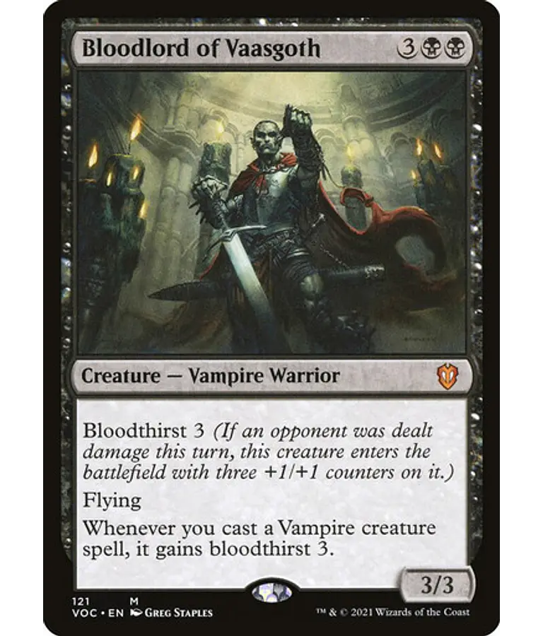 Bloodlord of Vaasgoth - Innistrad: Crimson Vow Commander Decks (inglés)