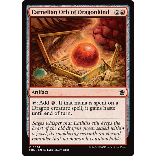 Carnelian Orb of Dragonkind - Foundations (inglés)