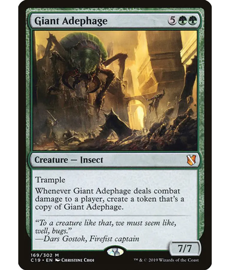 Giant Adephage - Commander 2019 (inglés)