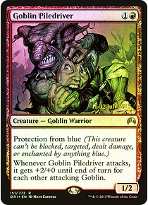 Goblin Piledriver (Prerelease Foil) - Promotional (español)