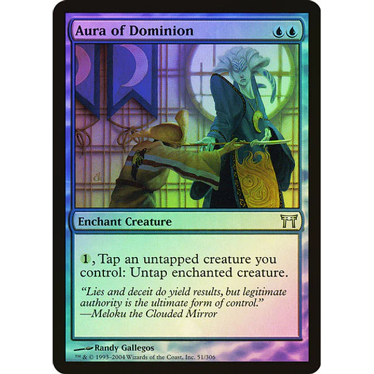 Aura of Dominion - Champions of Kamigawa Foil (español)