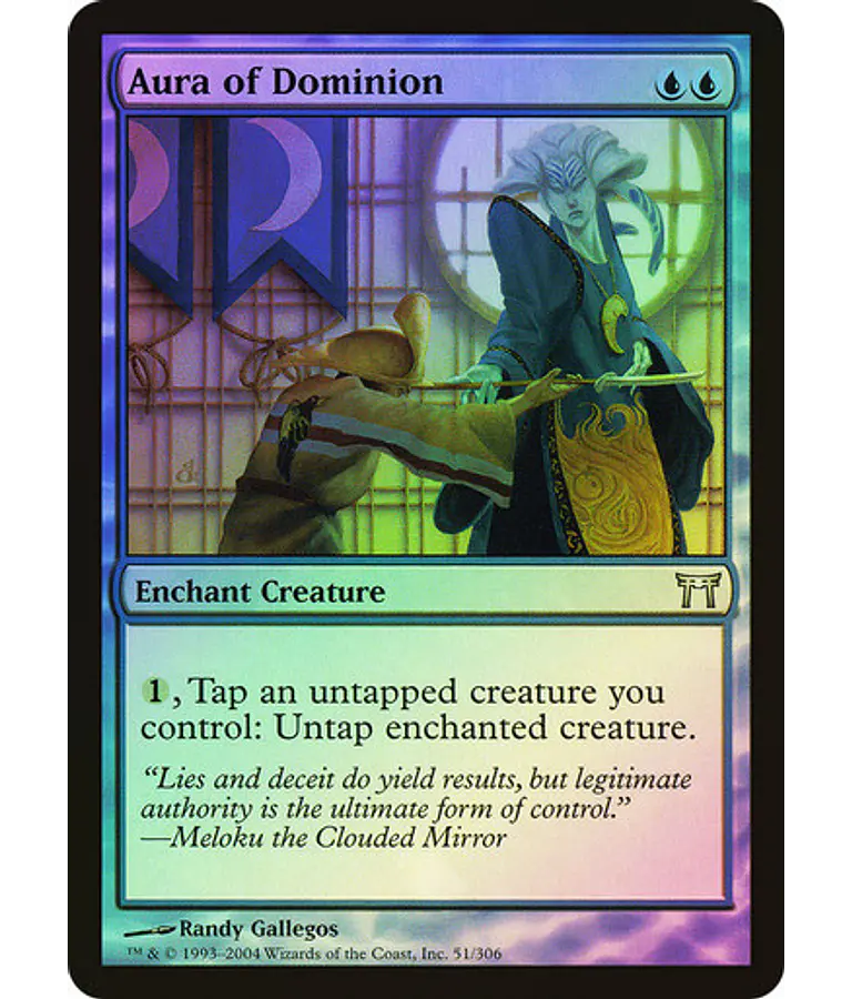 Aura of Dominion - Champions of Kamigawa Foil (español)