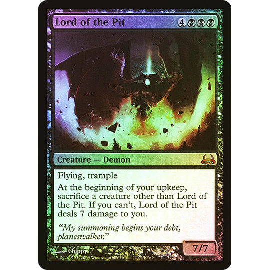 Lord of the Pit (Foil) - Duel Decks: Divine Vs. Demonic (inglés)