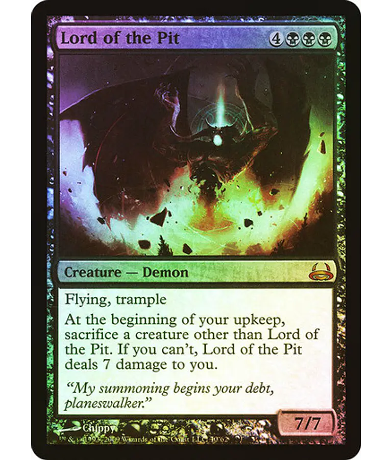 Lord of the Pit (Foil) - Duel Decks: Divine Vs. Demonic (inglés)