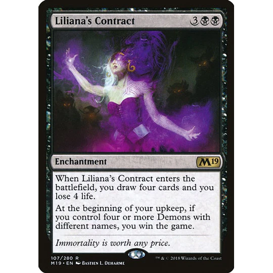 Liliana's Contract - Core Set 2019 (español)