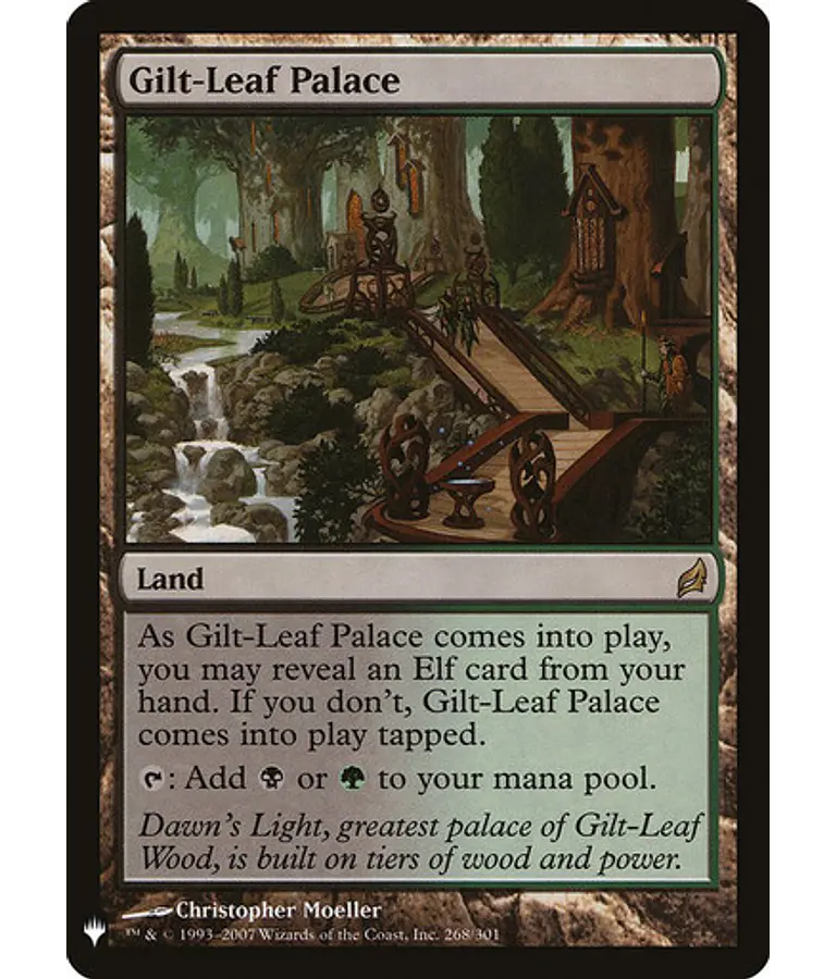 Gilt-Leaf Palace (Lorwyn) - Mystery Booster/The List (inglés)