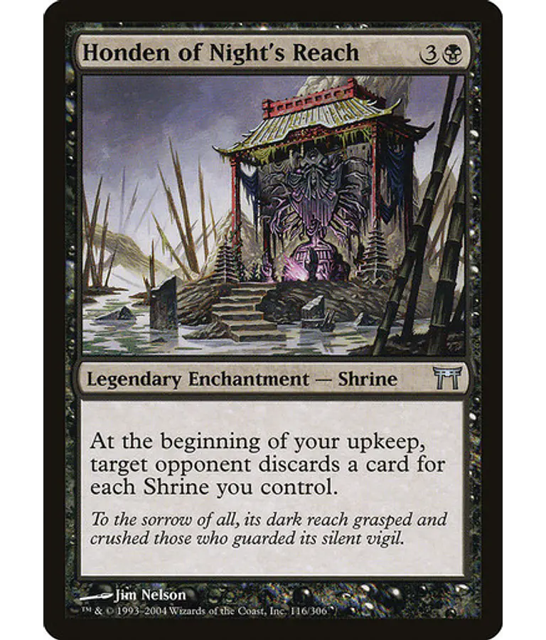 Honden of Night's Reach - Champions of Kamigawa (español)