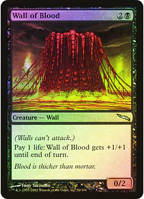 Wall of Blood - Mirrodin Foil (español)