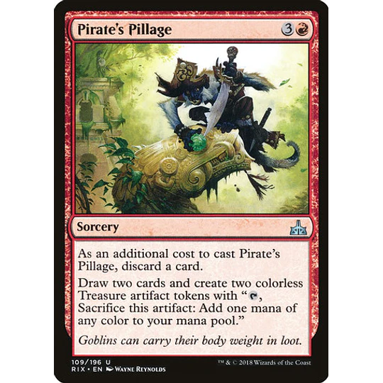 Pirate's Pillage - Rivals of Ixalan (español)