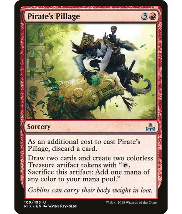 Pirate's Pillage - Rivals of Ixalan (español)