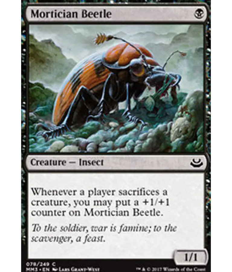 Mortician Beetle - Modern Masters 2017 (inglés)