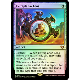 Extraplanar Lens - Commander Masters Foil (inglés)