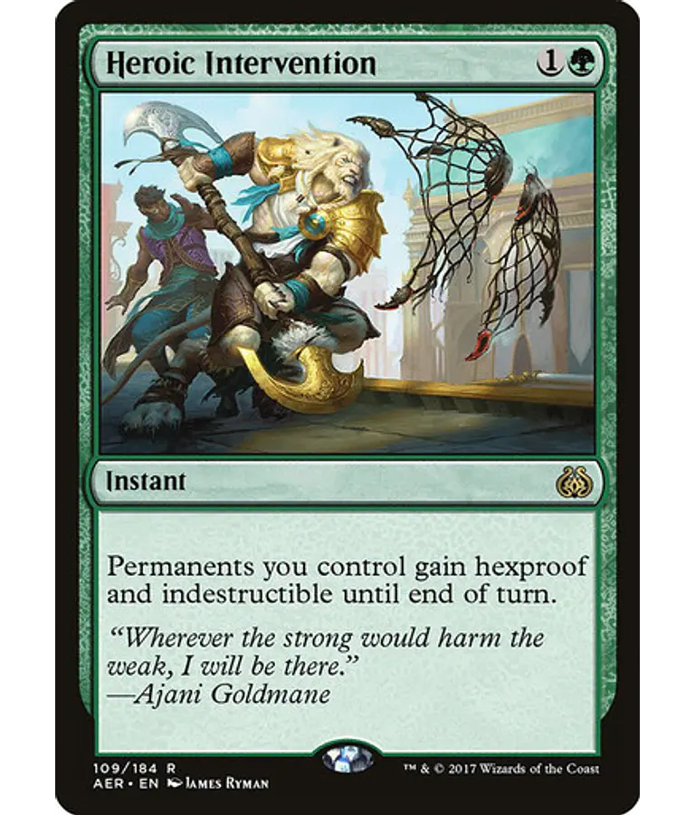 Heroic Intervention - Aether Revolt (español)