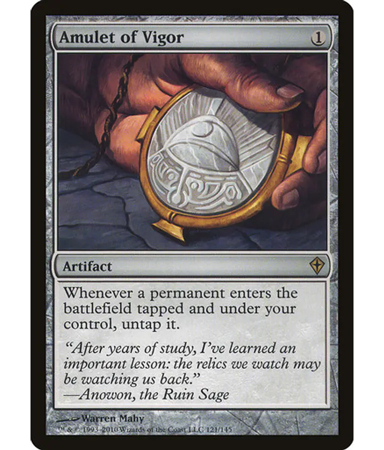 Amulet of Vigor - Worldwake (inglés)