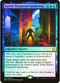 Karn's Temporal Sundering - Dominaria Foil (español)