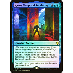 Karn's Temporal Sundering - Dominaria Foil (español)
