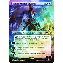 Teferi, Master of Time (Borderless) - Core Set 2021 Variants Foil (inglés)