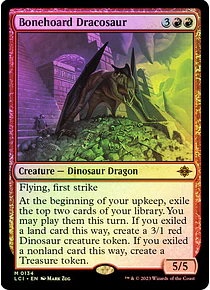 Bonehoard Dracosaur - The Lost Caverns of Ixalan Foil (inglés)
