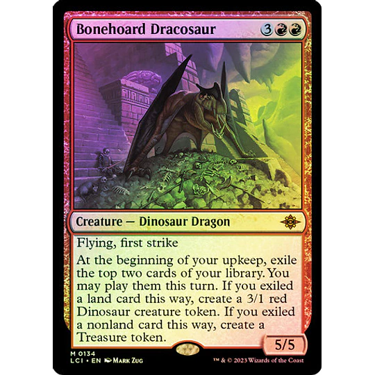 Bonehoard Dracosaur - The Lost Caverns of Ixalan Foil (inglés)