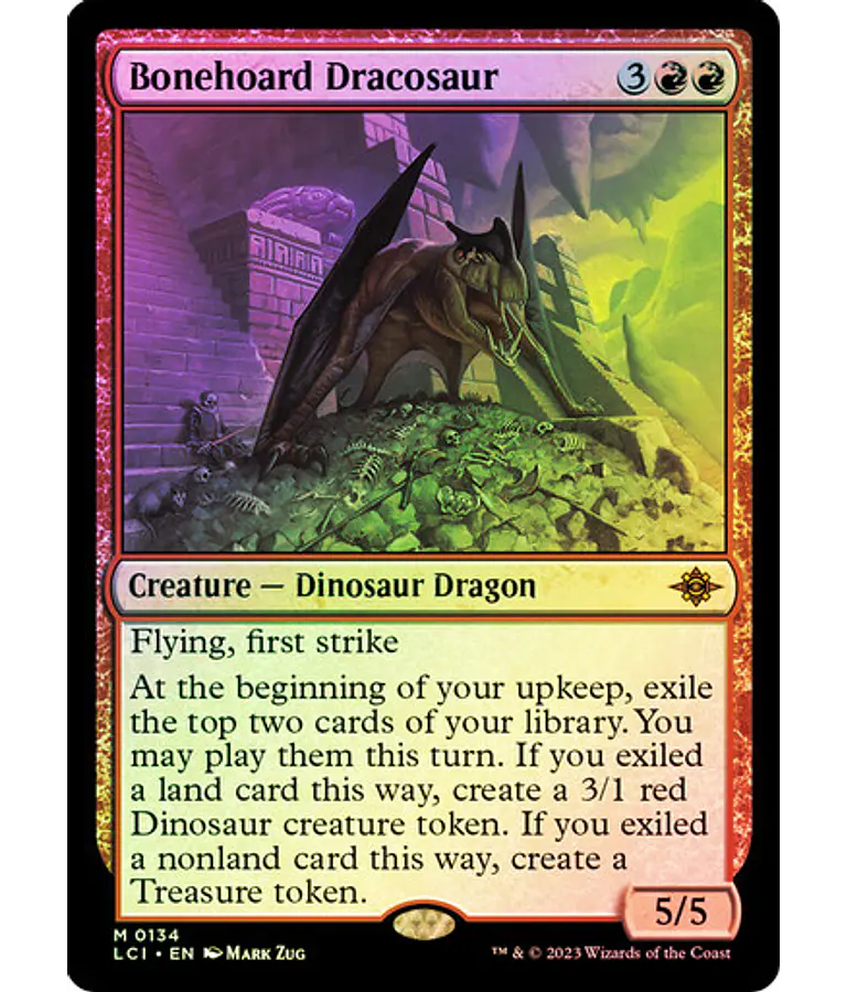 Bonehoard Dracosaur - The Lost Caverns of Ixalan Foil (inglés)