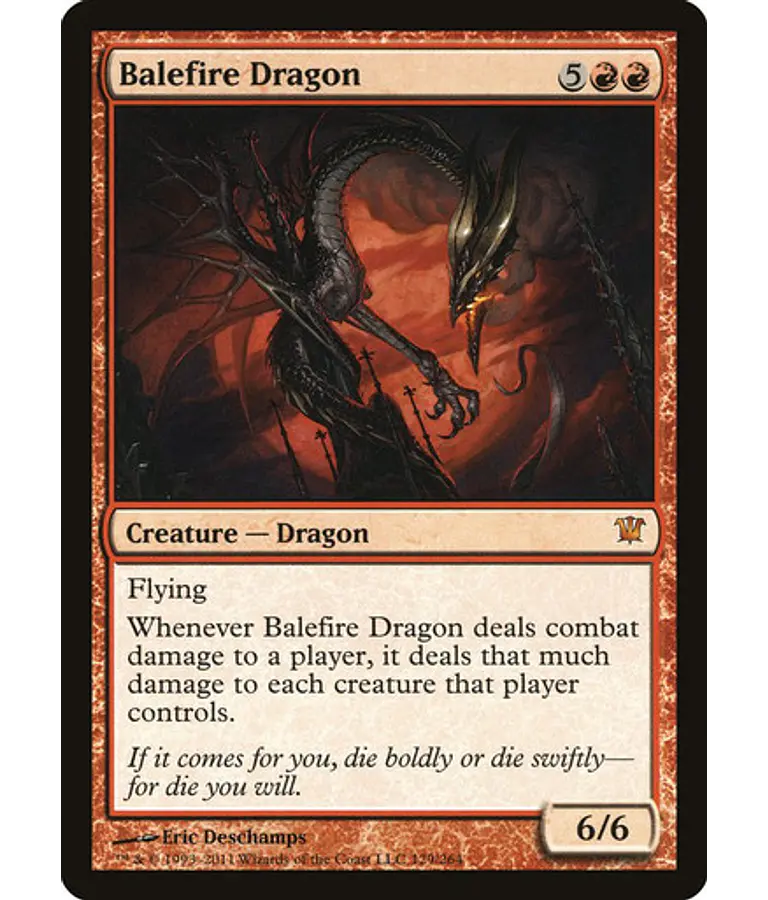 Balefire Dragon - Innistrad (español)