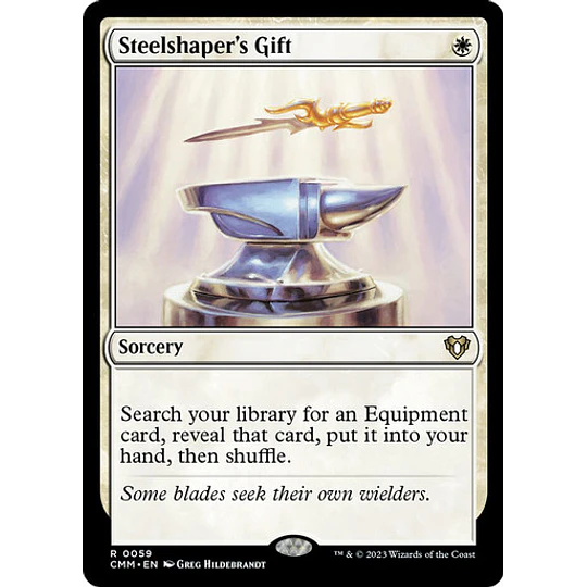 Steelshaper's Gift - Commander Masters (inglés)