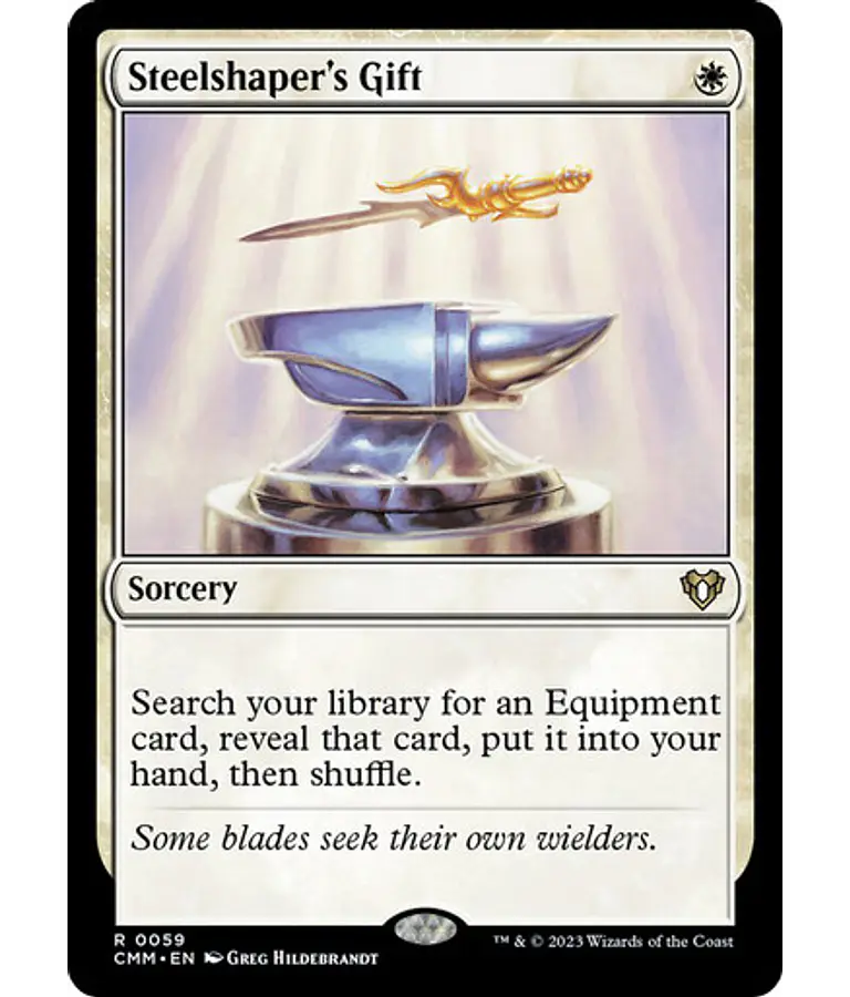 Steelshaper's Gift - Commander Masters (inglés)
