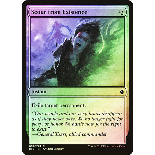 Scour from Existence - Battle for Zendikar Foil (español)