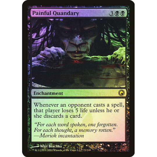 Painful Quandary - Scars of Mirrodin Foil (español)