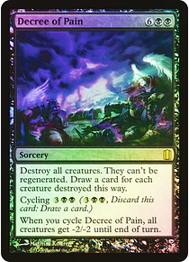 Decree of Pain (Foil) - Commander's Arsenal (inglés)