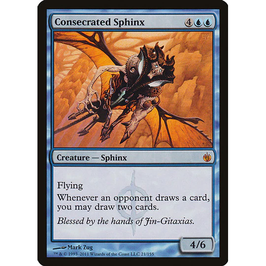 Consecrated Sphinx - Mirrodin Besieged (inglés)