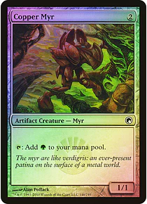 Copper Myr - Scars of Mirrodin Foil (español)