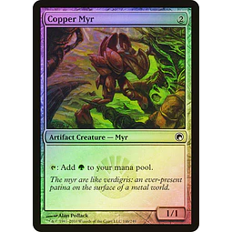 Copper Myr - Scars of Mirrodin Foil (español)