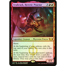Urabrask, Heretic Praetor - Streets of New Capenna Foil (inglés)