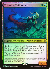 Thrasios, Triton Hero (Foil) - Commander 2016 (español)