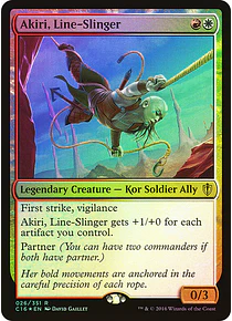 Akiri, Line-Slinger (Foil) - Commander 2016 (español)