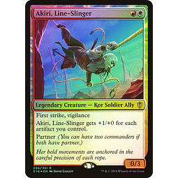 Akiri, Line-Slinger (Foil) - Commander 2016 (español)