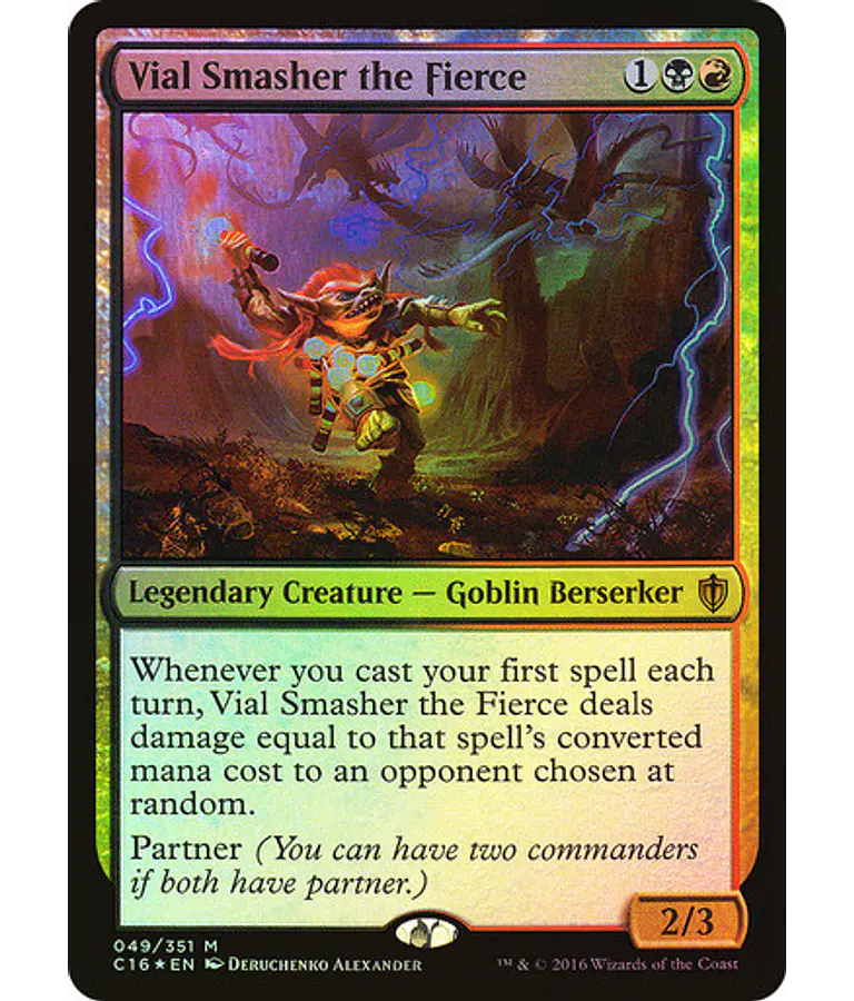 Vial Smasher the Fierce (Foil) - Commander 2016 (español)